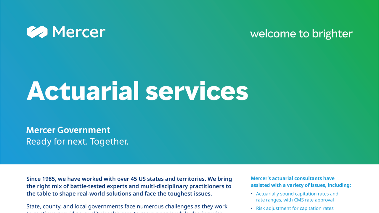 Actuarial Services
